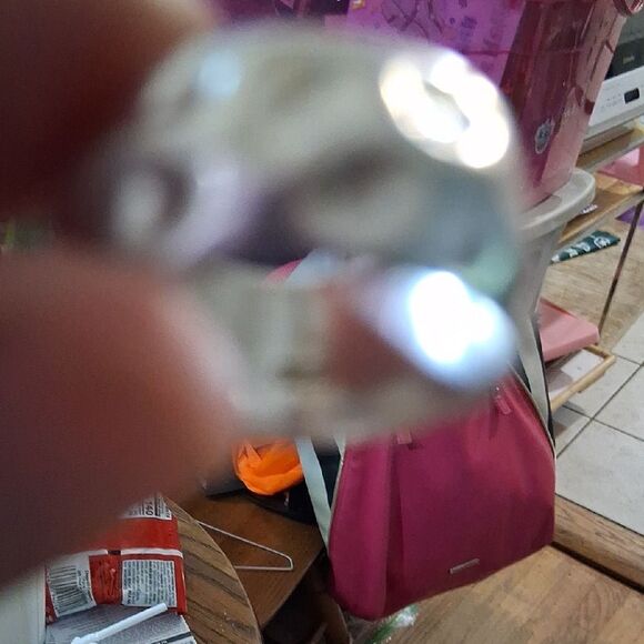 Sterling Silver Textured Ring Size 8? - Picture 5 of 7